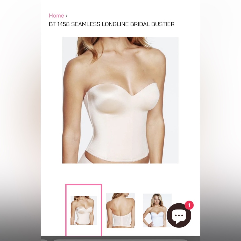 Seamless Longline Bustier - image 1
